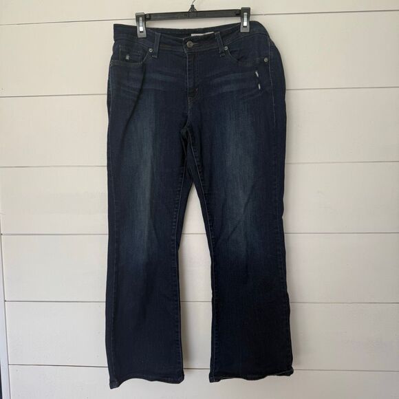 Levi’s Women’s 33 Dark Denim 529 Curvy Bootcut Jeans - Picture 1 of 5